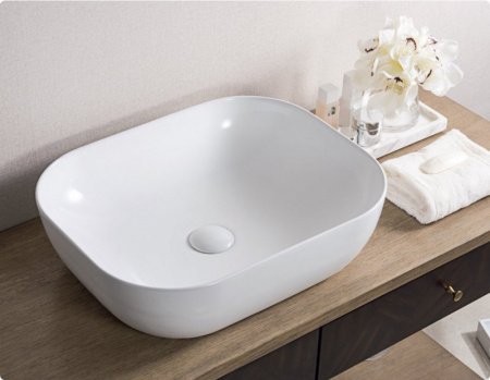 Раковина накладная BelBagno BB1302 белый
