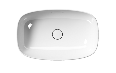 Раковина накладная 60см GSI Nubes 978311 белая