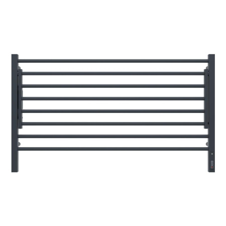 Полотенцесушитель электрический с полкой Terminus Горизонт П8 100х60 КС, черный муар