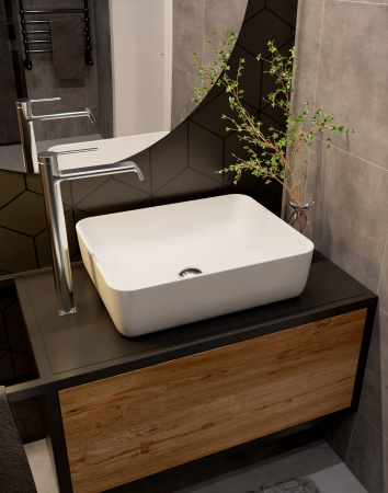 Смеситель для раковины AQUAme Asti AQM6414CR хром