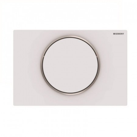Кнопка смыва Geberit Sigma 10 115.758.JT.5 хром глянцевый/белый матовый