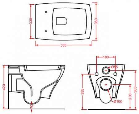 Унитаз подвесной ArtCeram Jazz JZV001 01;00 белый, без сиденья