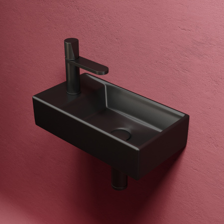 Раковина подвесная 40см Ceramica Nova Element CN6051RMB черный матовый