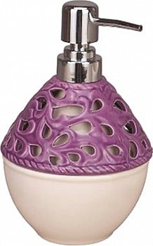 Дозатор жидкого мыла Fixsen Navy FX-A237-P1-1 Белый Фиолетовый Хром