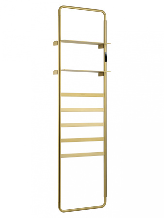 Полотенцесушитель электрический WONZON & WOGHAND DÜSSELDORF, Брашированное золото (WW-A205-BG)