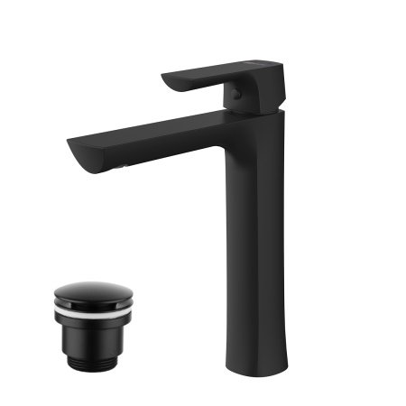 Смеситель для раковины Lemark Ursus LM7209BL черный матовый