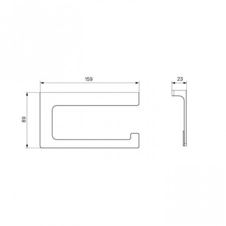 Держатель туалетной бумаги IDDIS Slide SLIWT00i43 белый матовый