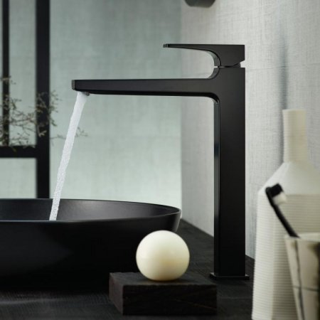 Смеситель для раковины-чаши Hansgrohe Metropol 32512670 черный матовый