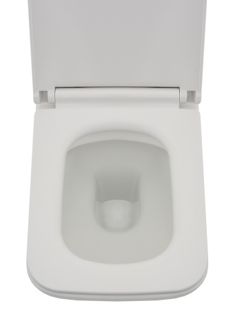 Унитаз подвесной безободковый AQUAme AQM2003 белый, с сиденьем микролифт