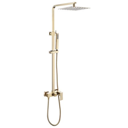 Душевая стойка со смесителем ABBER AF8220G золото матовое