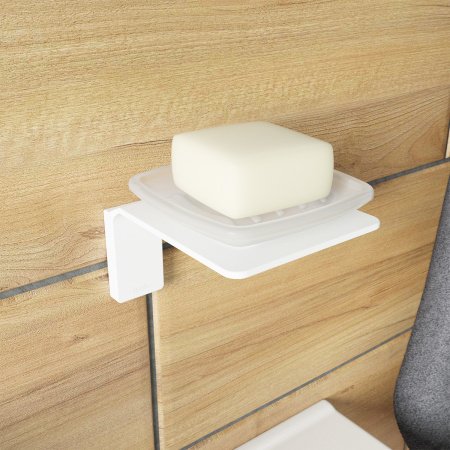 Мыльница для ванной IDDIS Slide SLIWTG0i42 белый матовый