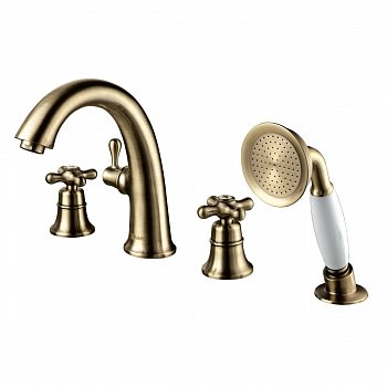 Смеситель для ванны с душем Lemark Vintage LM2841B бронза