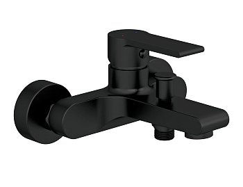 Смеситель для ванны с душем Cersanit BRASKO BLACK 63108 черный матовый