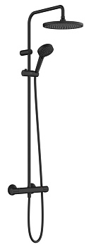 Душевая стойка Hansgrohe Vernis Blend 26426670 черный матовый