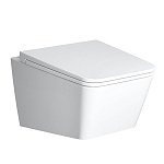 Унитаз подвесной безободковый Vitra Equal 7245B403-0075 белый, без сиденья