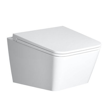 Унитаз подвесной безободковый Vitra Equal 7245B403-0075 белый, без сиденья