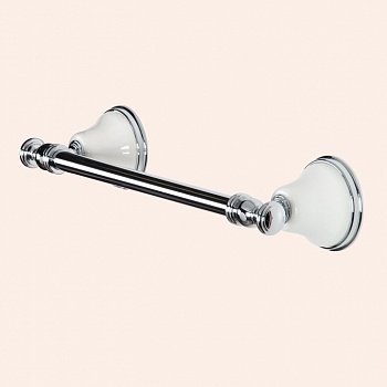 Полотенцедержатель TW Harmony TWHA014bi/cr белый/хром