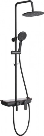 Душевая стойка Lemark Tropic LM7012BL черная