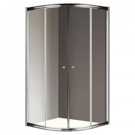 Душевой уголок Cezares Giubileo R2 90x90 профиль Хром стекло прозрачное