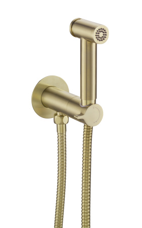 Гигиенический душ с прогрессивным смесителем Benesque Lumiere 26010104 латунь брашированная