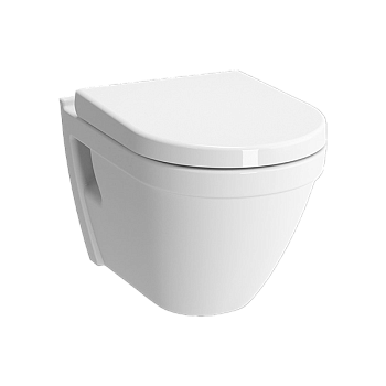 Унитаз подвесной безободковый с функцией биде Vitra S 50 7740B003-0850 без сиденья