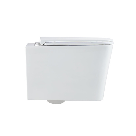 Унитаз подвесной безободковый Vincea Q-Line VT1-12T белый, с сиденьем микролифт