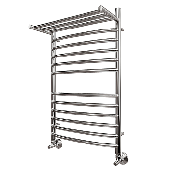 Полотенцесушитель водяной Point PN05158SP П11 500x800 с полкой, хром