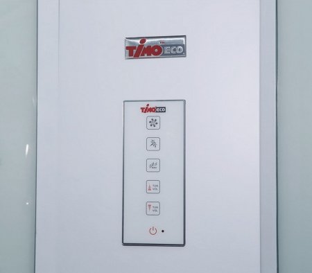 Душевая кабина Timo Eco TE-0780 80x80x215 профиль белый, стекло рифленое