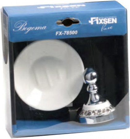 Мыльница Fixsen Bogema FX-78508 Хром Белый