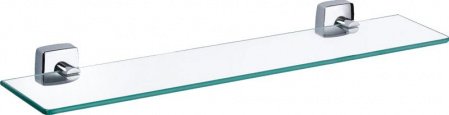 Стеклянная полка Fixsen Kvadro FX-61303 Хром