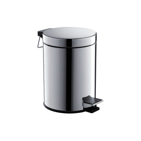 Мусорное ведро с педалью 5л Aquatek AQ4991CR хром