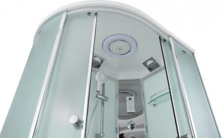 Душевая кабина Timo Comfort T-8802 R F 120x85x220 профиль хром глянцевый, стекло матовое