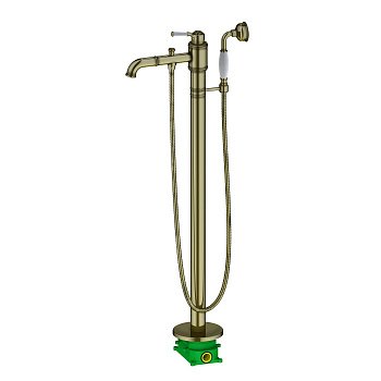 Смеситель для ванны с душем Timo Arisa 5300/02Y-CR антик