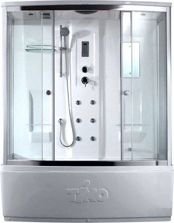 Душевая кабина Timo Lux T-7750  150x88x220 профиль хром глянцевый, стекло прозрачное