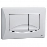 Кнопка смыва для унитазов OLI RIVER DUAL 638501 белый