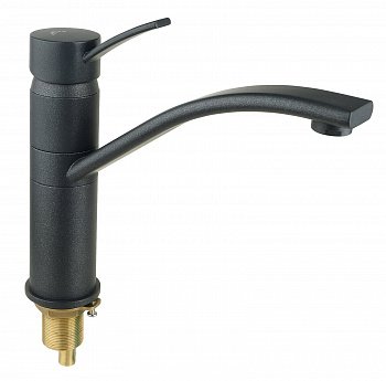 Смеситель для кухни Timo Berta 0303FN black черный матовый