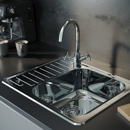 Смеситель для кухни IDDIS Acros ACRSB00i05 хром глянцевый