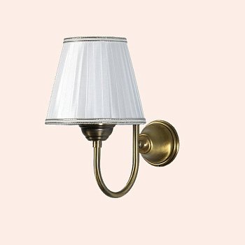 Абажур TW TW14-01.54-bi/cr белый с хромовым кантом