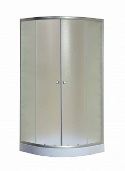 Душевой угол Niagara NG-003-08N 80x80x195 профиль хром матовый, стекло матовое
