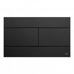 Кнопка смыва для унитазов OLI SLIM 659055 черный матовый