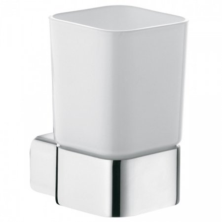 Стакан для зубных щеток Kludi E2 4997505 Хром/Белый