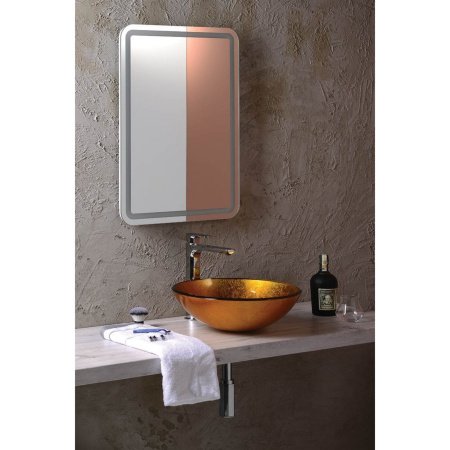 Раковина накладная 42см SAPHO BEAUTY 2501-19 металлический