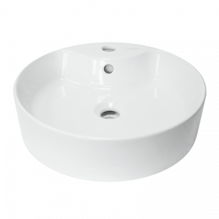 Раковина накладная 45см Sanita Luxe Best BST43SLWB01SH белый