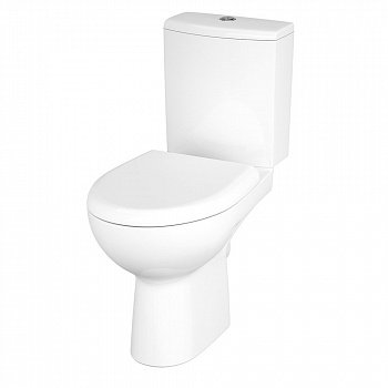 Унитаз напольный Cersanit NATURE S-KO-NTR011-3/5-COn-DL-w белый, с сиденьем микролифт