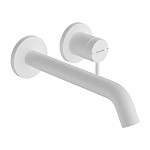Смеситель для раковины (излив 225мм) Hansgrohe Tecturis S 73351700 белый матовый