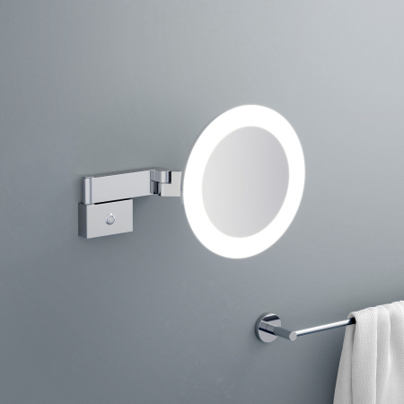 Косметическое зеркало с подсветкой Timo Petruma 15276/00 хром