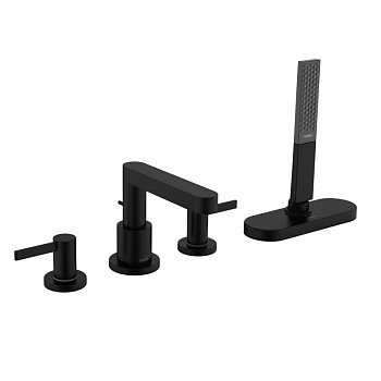 Смеситель для ванны Hansgrohe Finoris 76444670 черный матовый