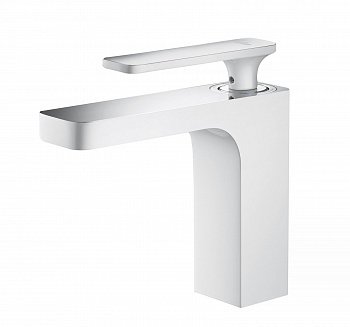 Смеситель для раковины Timo Torne 4361/00-16F хром;белый глянцевый