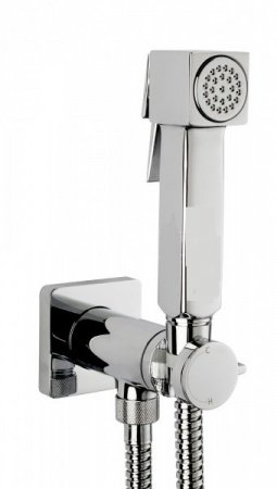 Гигиенический душ со смесителем Bossini Cube Brass E38001B.030 хром