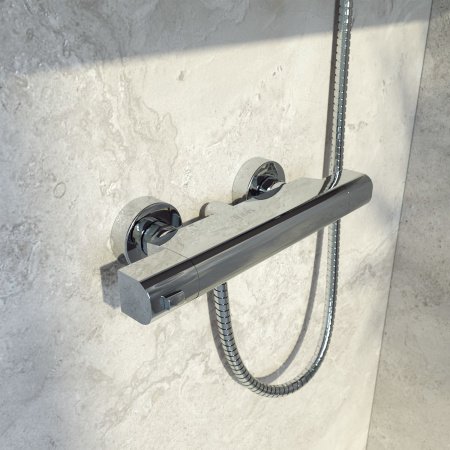 Термостат для ванны с душем IDDIS Uniterm UNISB00i75 хром глянцевый